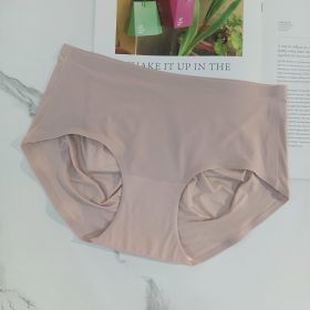 High Elastic Women's Underwear Seamless Hip Lifting Anti-pinching Hip (Option: Bean Pink-Average Size)