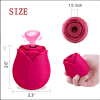 Mini Flower Women USB Charging G Spot Stimulator Quiet Vibrating Waterproof Electric Rose Vibrate Massaging Simulator for Pleasure