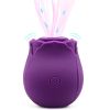 Mini Flower Women USB Charging G Spot Stimulator Quiet Vibrating Waterproof Electric Rose Vibrate Massaging Simulator for Pleasure