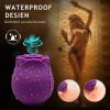 Mini Flower Women USB Charging G Spot Stimulator Quiet Vibrating Waterproof Electric Rose Vibrate Massaging Simulator for Pleasure