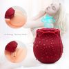 Mini Flower Women USB Charging G Spot Stimulator Quiet Vibrating Waterproof Electric Rose Vibrate Massaging Simulator for Pleasure