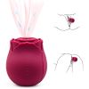 Mini Flower Women USB Charging G Spot Stimulator Quiet Vibrating Waterproof Electric Rose Vibrate Massaging Simulator for Pleasure