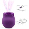 Mini Flower Women USB Charging G Spot Stimulator Quiet Vibrating Waterproof Electric Rose Vibrate Massaging Simulator for Pleasure