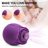 Mini Flower Women USB Charging G Spot Stimulator Quiet Vibrating Waterproof Electric Rose Vibrate Massaging Simulator for Pleasure