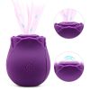Mini Flower Women USB Charging G Spot Stimulator Quiet Vibrating Waterproof Electric Rose Vibrate Massaging Simulator for Pleasure
