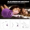 Mini Flower Women USB Charging G Spot Stimulator Quiet Vibrating Waterproof Electric Rose Vibrate Massaging Simulator for Pleasure
