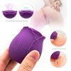 Mini Flower Women USB Charging G Spot Stimulator Quiet Vibrating Waterproof Electric Rose Vibrate Massaging Simulator for Pleasure