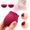 Mini Flower Women USB Charging G Spot Stimulator Quiet Vibrating Waterproof Electric Rose Vibrate Massaging Simulator for Pleasure