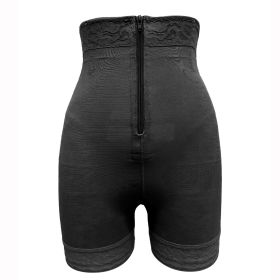 Women's High Waist Shaping Shaping Pants (Option: Black-L)