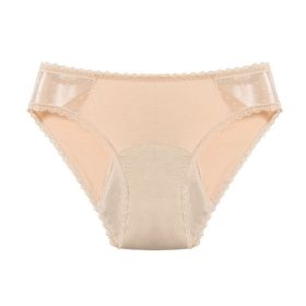 Women's Washable Underwear For Menstrual Period Protection (Option: Apricot-2XL)